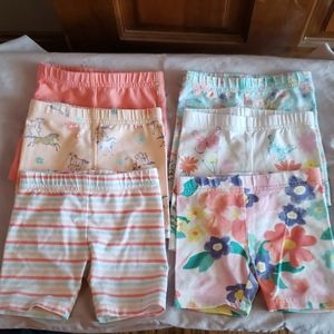 Lot of 6 Carter's playground shorts